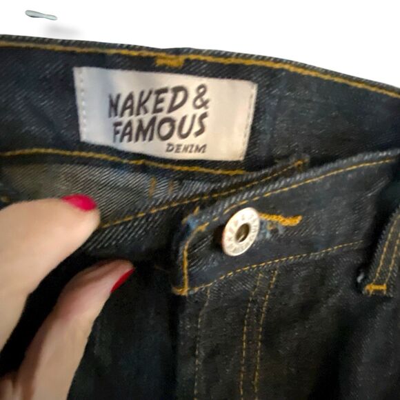 Men’s Naked & Famous Easy Guy Left Hand Twill Selvedge W38 Inseam 32 - Picture 5 of 12